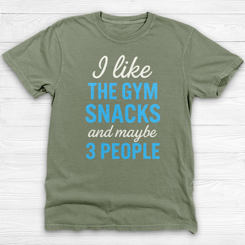 The Gym, Snacks and Three People Workout Tee or Pump Cover