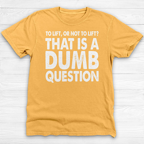 Funny Gym Shirt β Lift or Not to Lift, Unisex Workout Tee