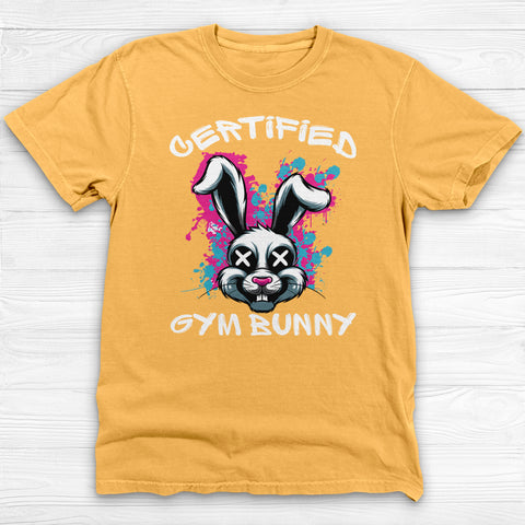 Certified Gym Bunny Tee Or Pump Cover, Cute But Dangerous