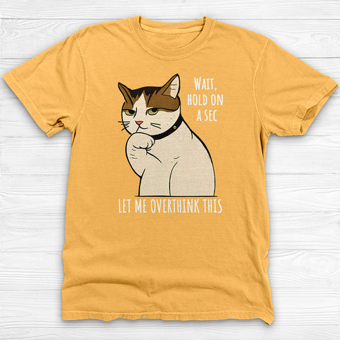 Overthinking Cat Gym T-Shirt And Pump Cover