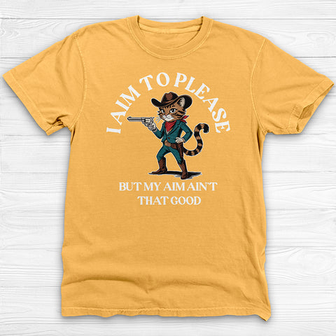 Funny Cowboy Cat Gym Tee And Pump Cover