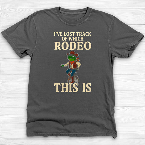 Funny Frog Rodeo Tee, Unisex Western Humor Shirt