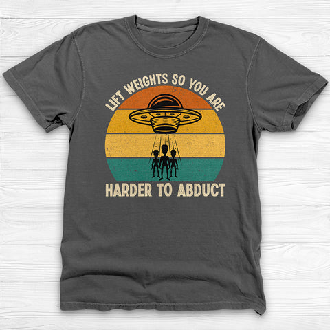Funny Alien Abduction Gym Workout Shirt Or Pump Cover