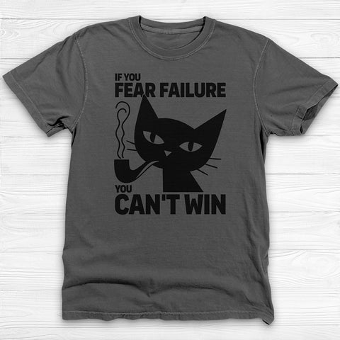 Don't Fear Failure Cat Wisdom Gym Tee or Pump Cover