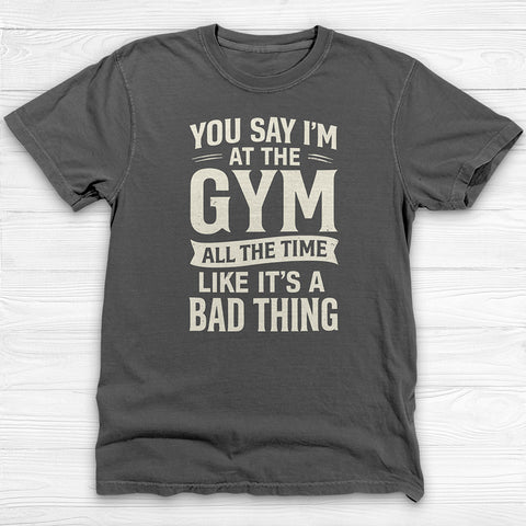 Happily Gym Addicted Workout Shirt, Fun Fitness Lover Tee