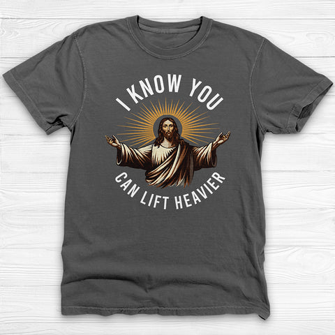 Jesus Lift Heavier Motivational Gym Shirt or Pump Cover