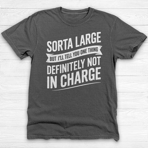 Sorta Large But Definitely Not In Charge, Fun Gym Tee
