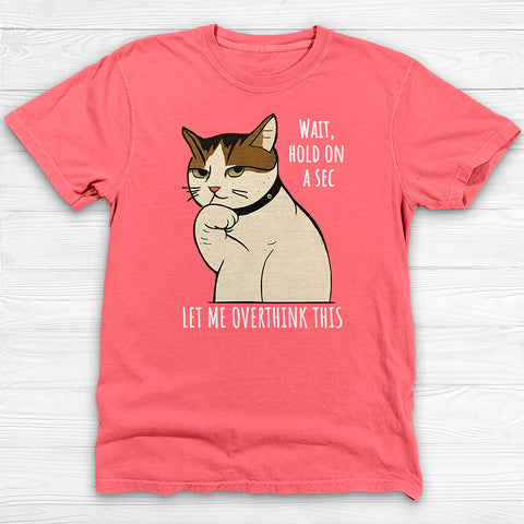 Overthinking Cat Gym T-Shirt And Pump Cover