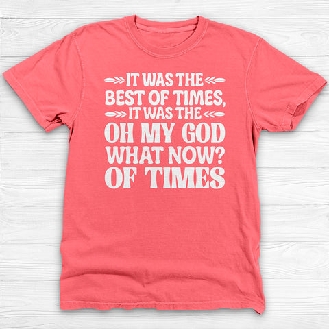 Funny Dystopian Gym Shirt, Comfortable Garment-Dyed Gift Tee