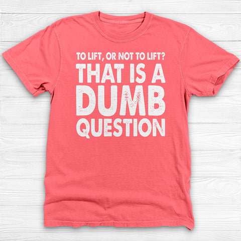 Funny Gym Shirt β Lift or Not to Lift, Unisex Workout Tee