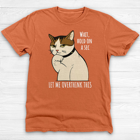 Overthinking Cat Gym T-Shirt And Pump Cover