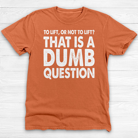 Funny Gym Shirt β Lift or Not to Lift, Unisex Workout Tee