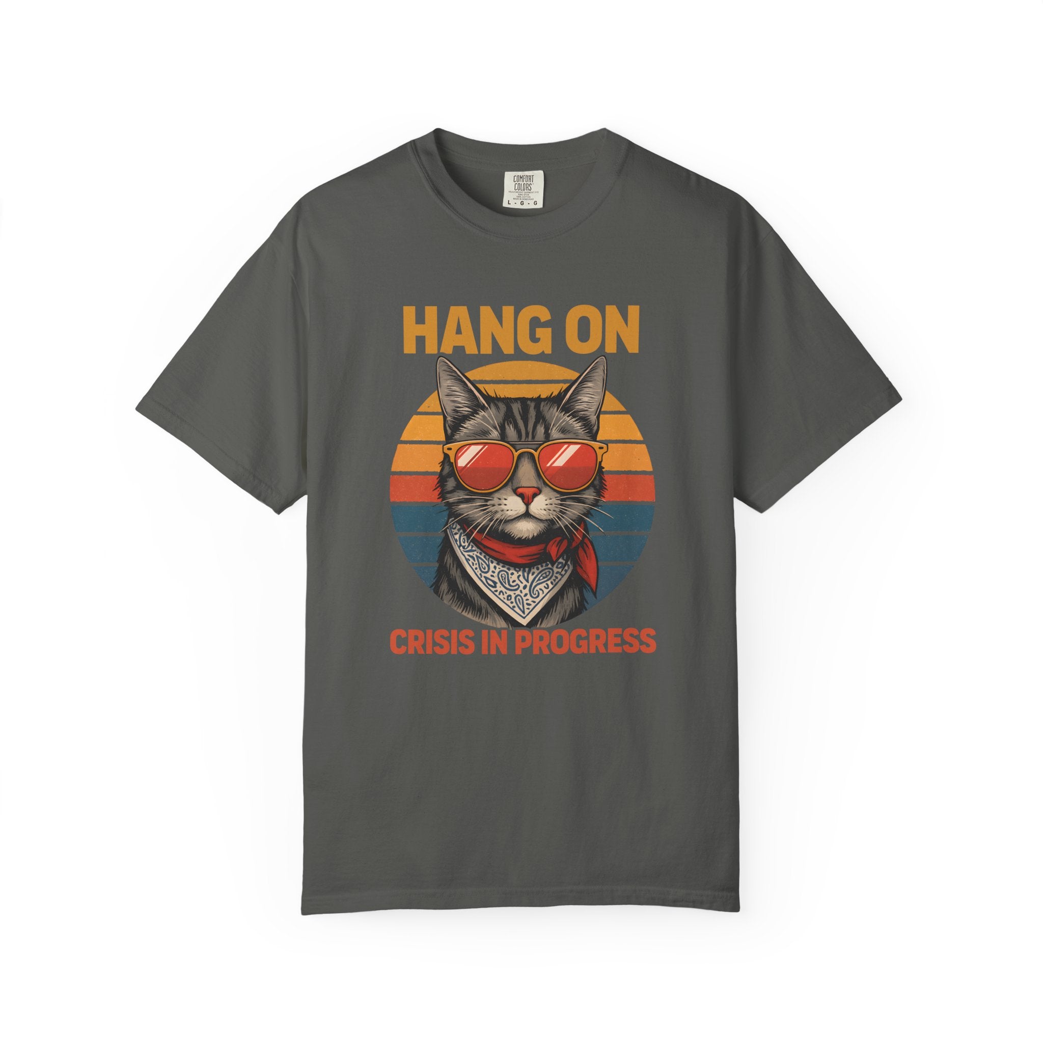 Vintage Mental Health Crisis Cat Gym Shirt-T-Shirt-Gym Classics