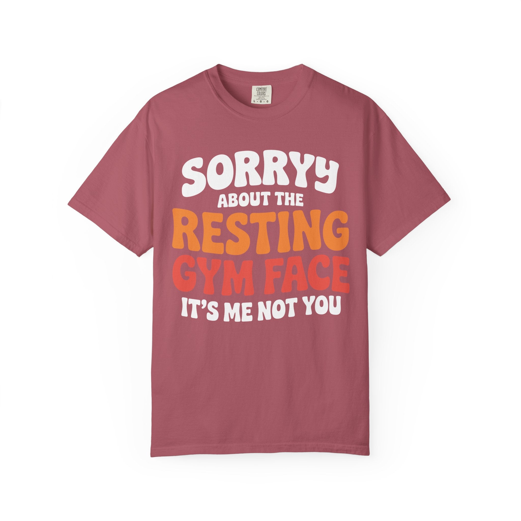 Funny Resting Gym Face T-Shirt, Weightlifting Workout Tee-T-Shirt-Gym Classics