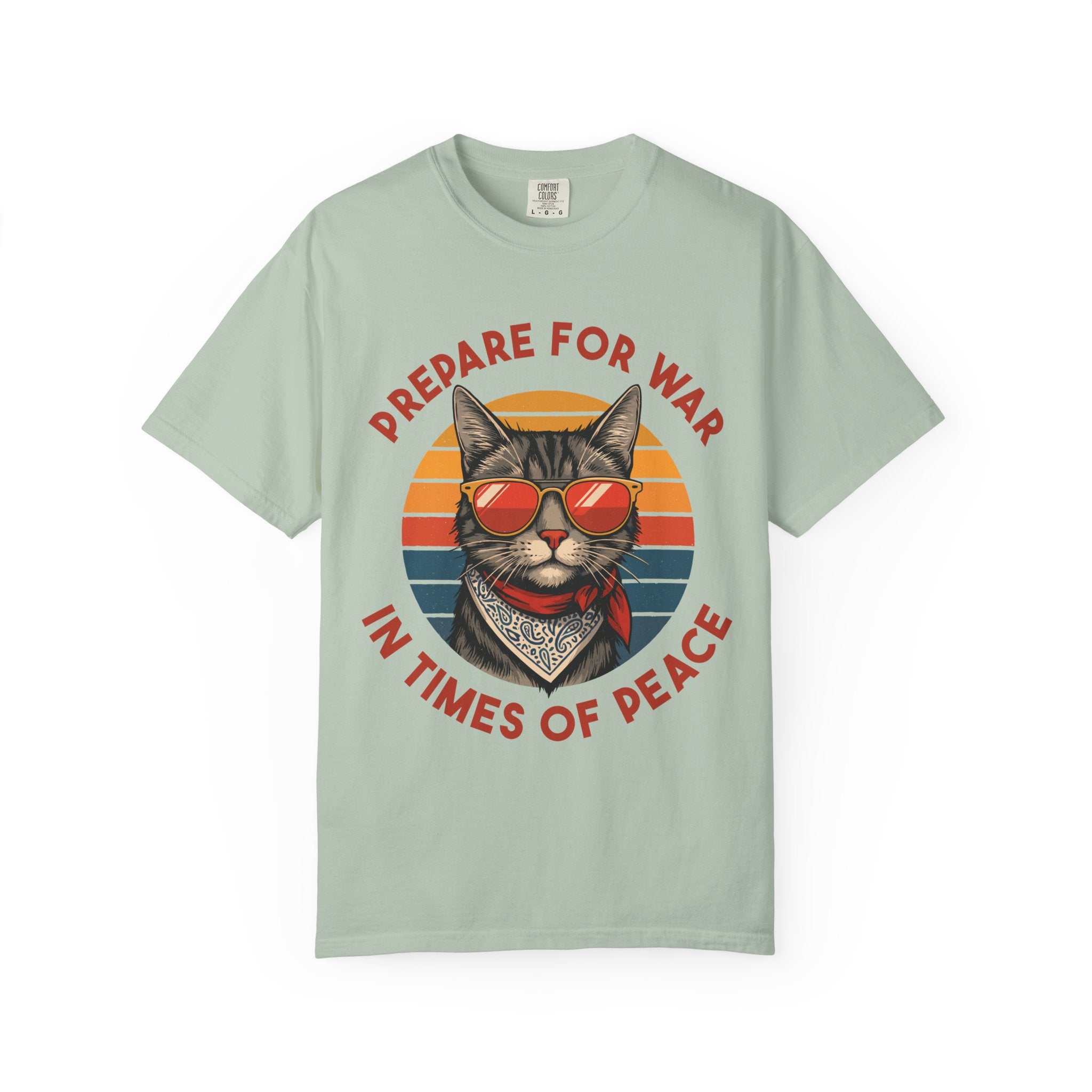 Peace and War Retro Cat Gym Shirt or Pump Cover-T-Shirt-Gym Classics