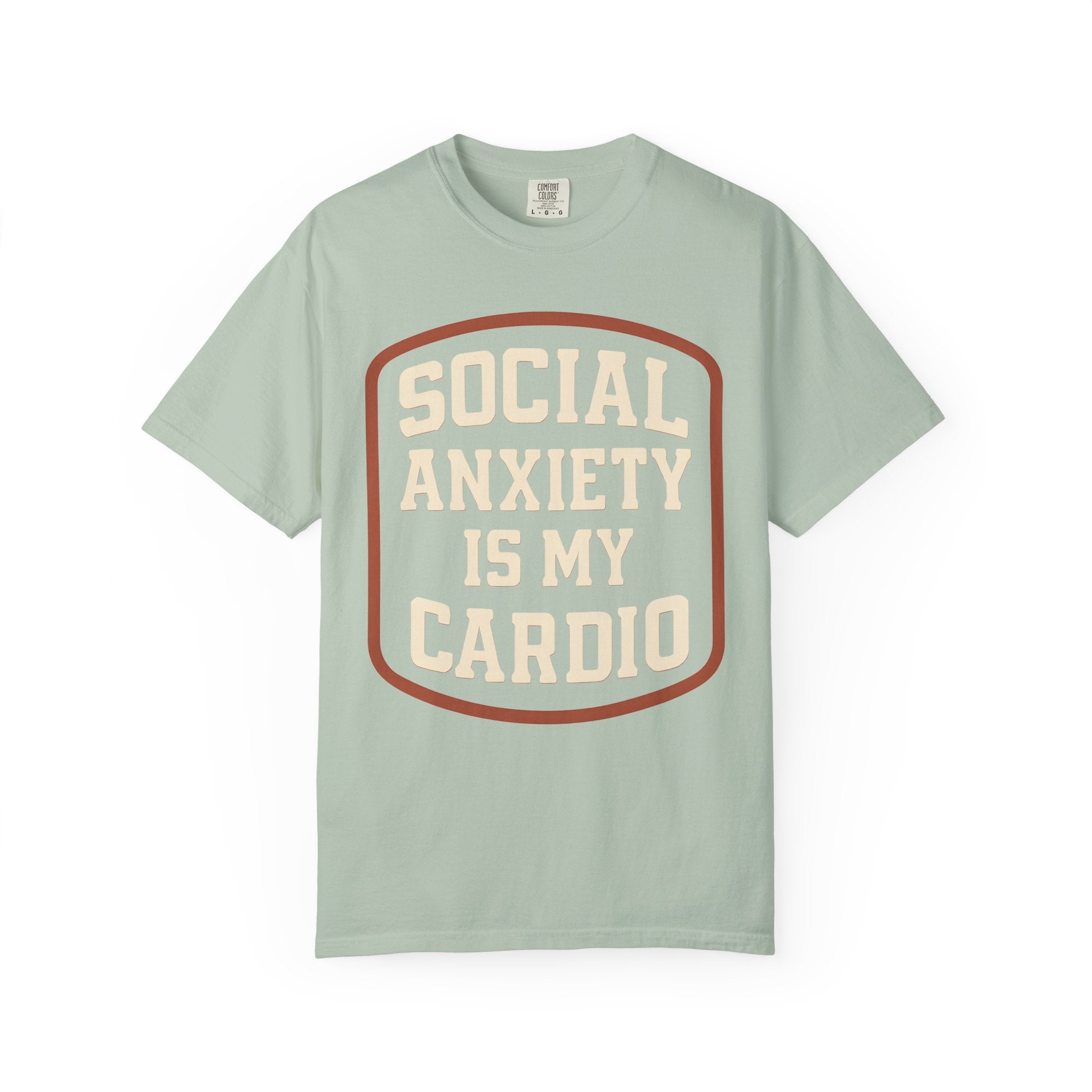 Social Anxiety Is My Cardio Shirt, Funny Mental Health Gym Tee-T-Shirt-Gym Classics