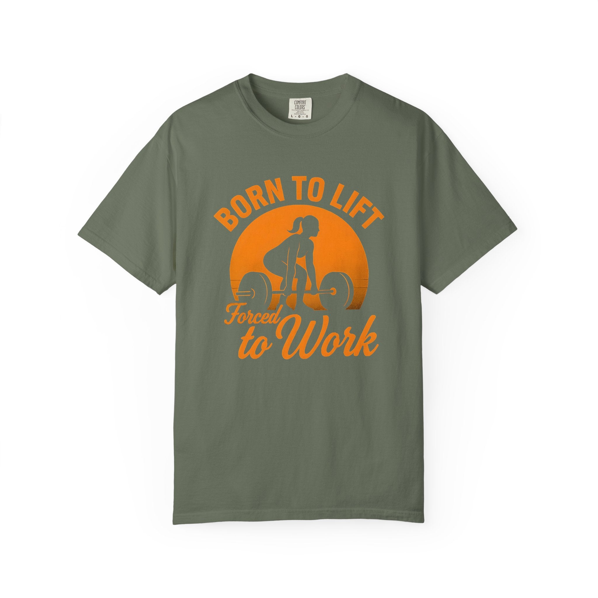 Born to Lift Forced To Work Gym Shirt, Women's Workout Tee-T-Shirt-Gym Classics