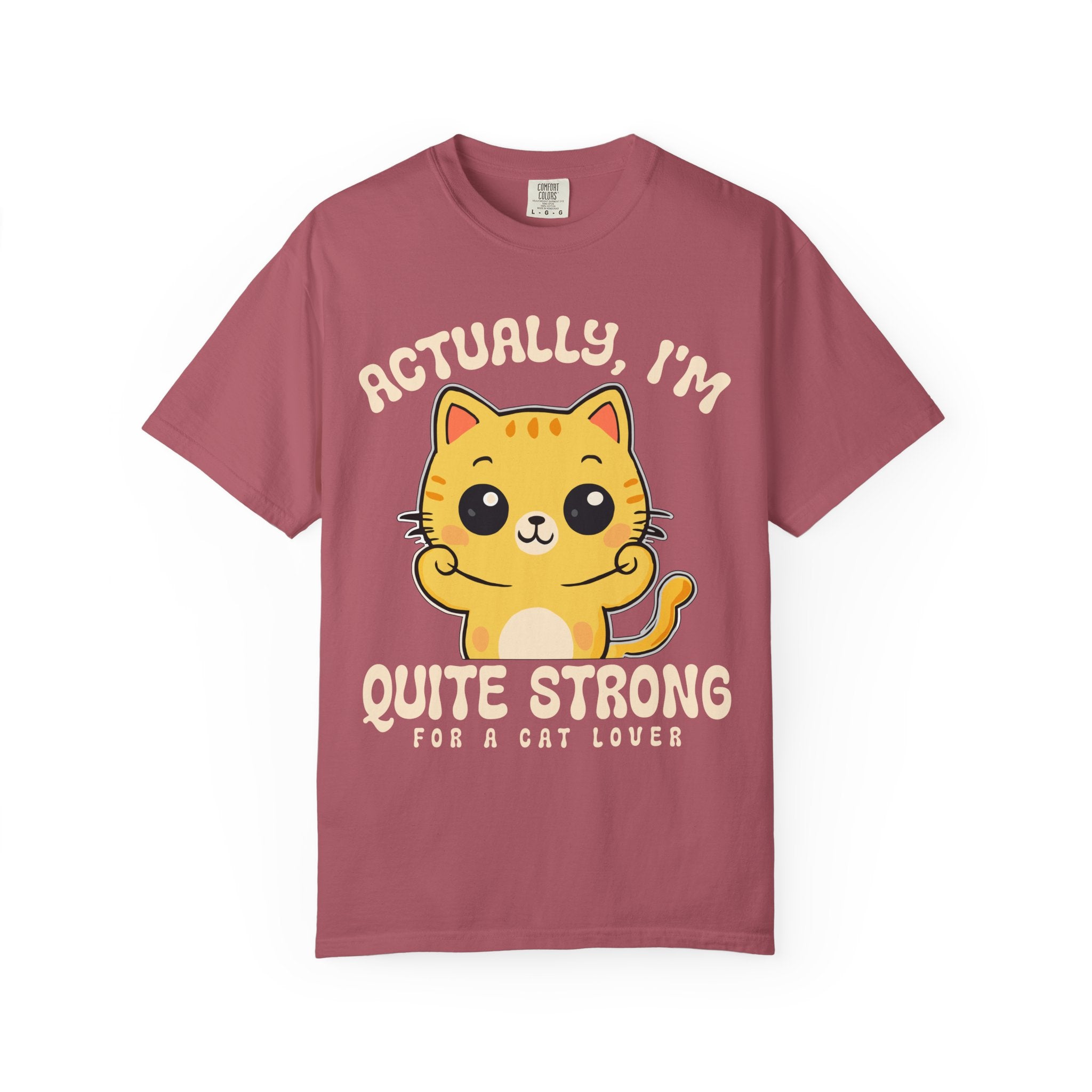 Strong Cat Lover Tee, Funny Gym Shirt for Cat Fans-T-Shirt-Gym Classics