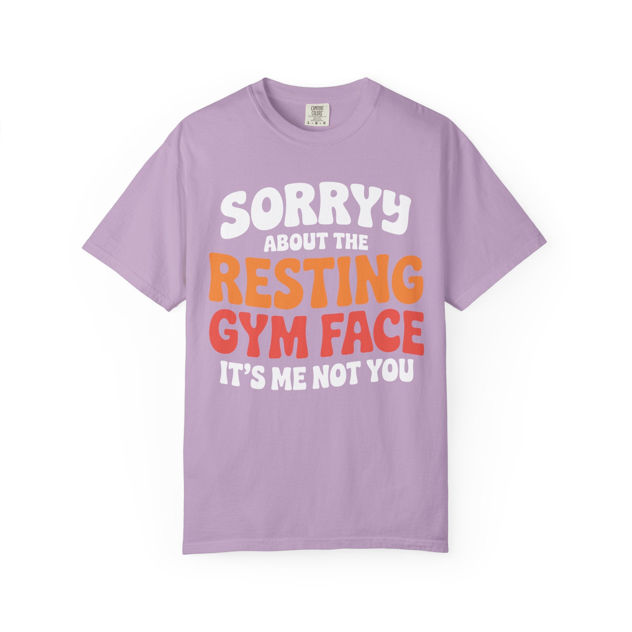 Funny Resting Gym Face T-Shirt, Weightlifting Workout Tee-T-Shirt-Gym Classics