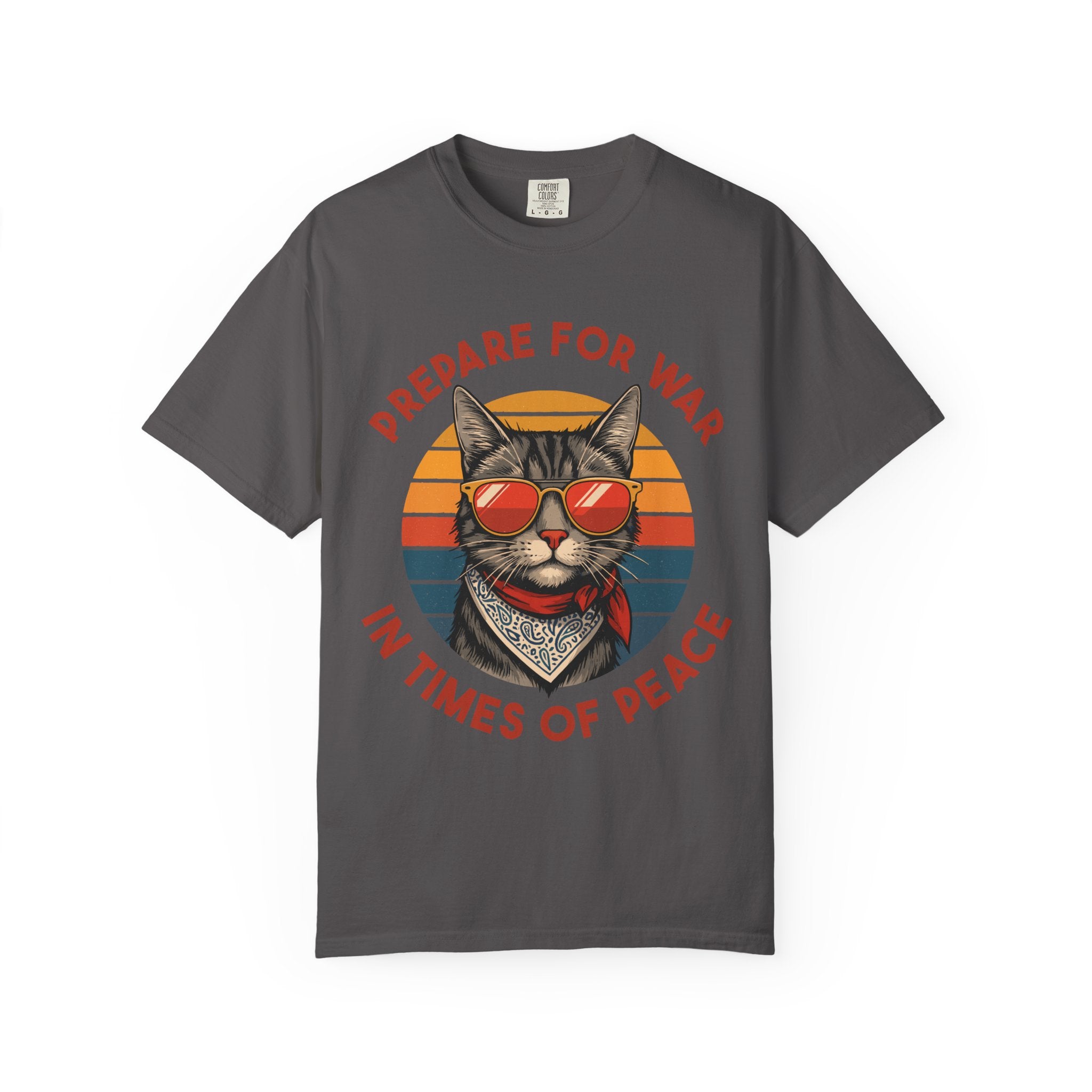 Peace and War Retro Cat Gym Shirt or Pump Cover-T-Shirt-Gym Classics