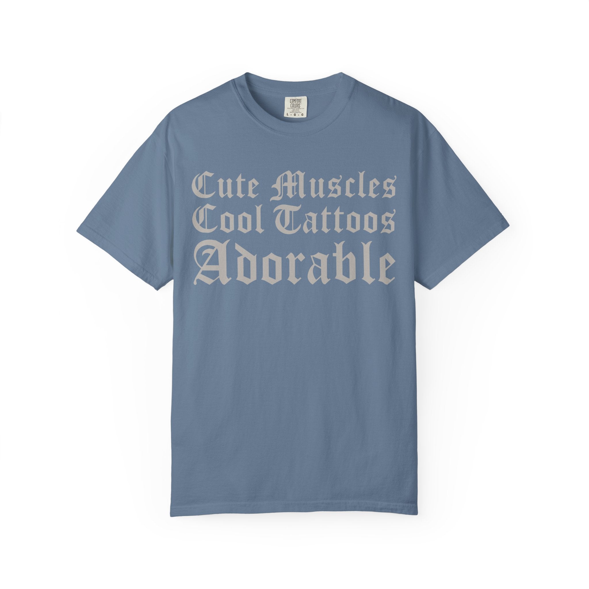 Confident Gym Girl Shirt, Muscles & Tattoos Cute Workout Tee