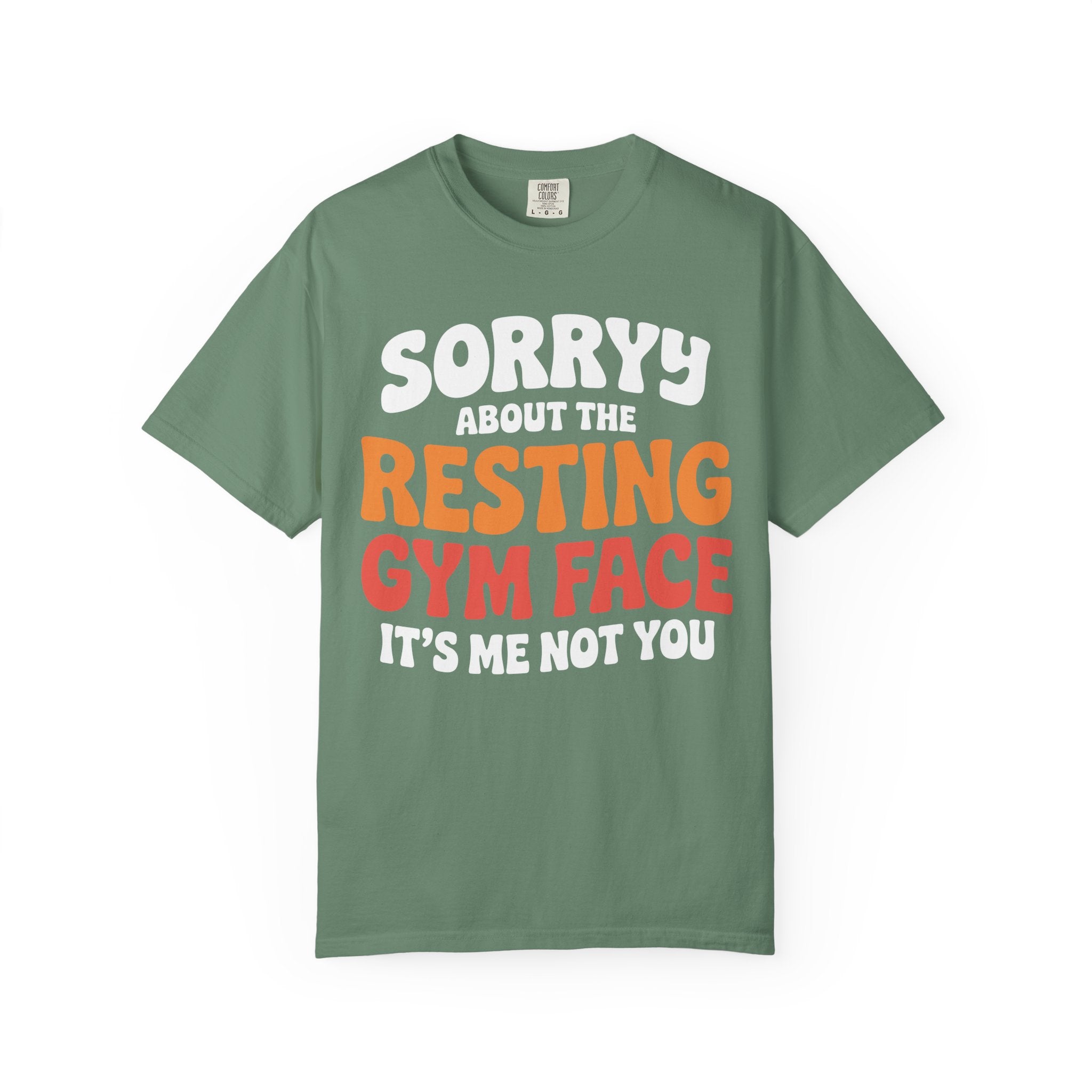 Funny Resting Gym Face T-Shirt, Weightlifting Workout Tee-T-Shirt-Gym Classics