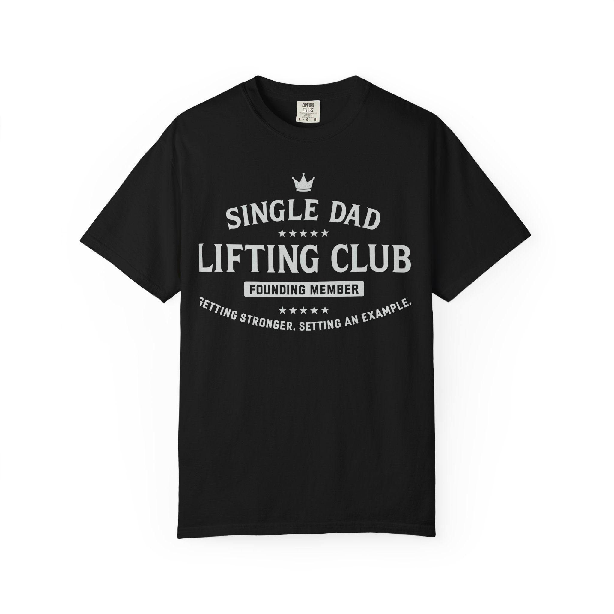Single Dad Lifting Club, Cool Gym Shirt for Dads-T-Shirt-Gym Classics