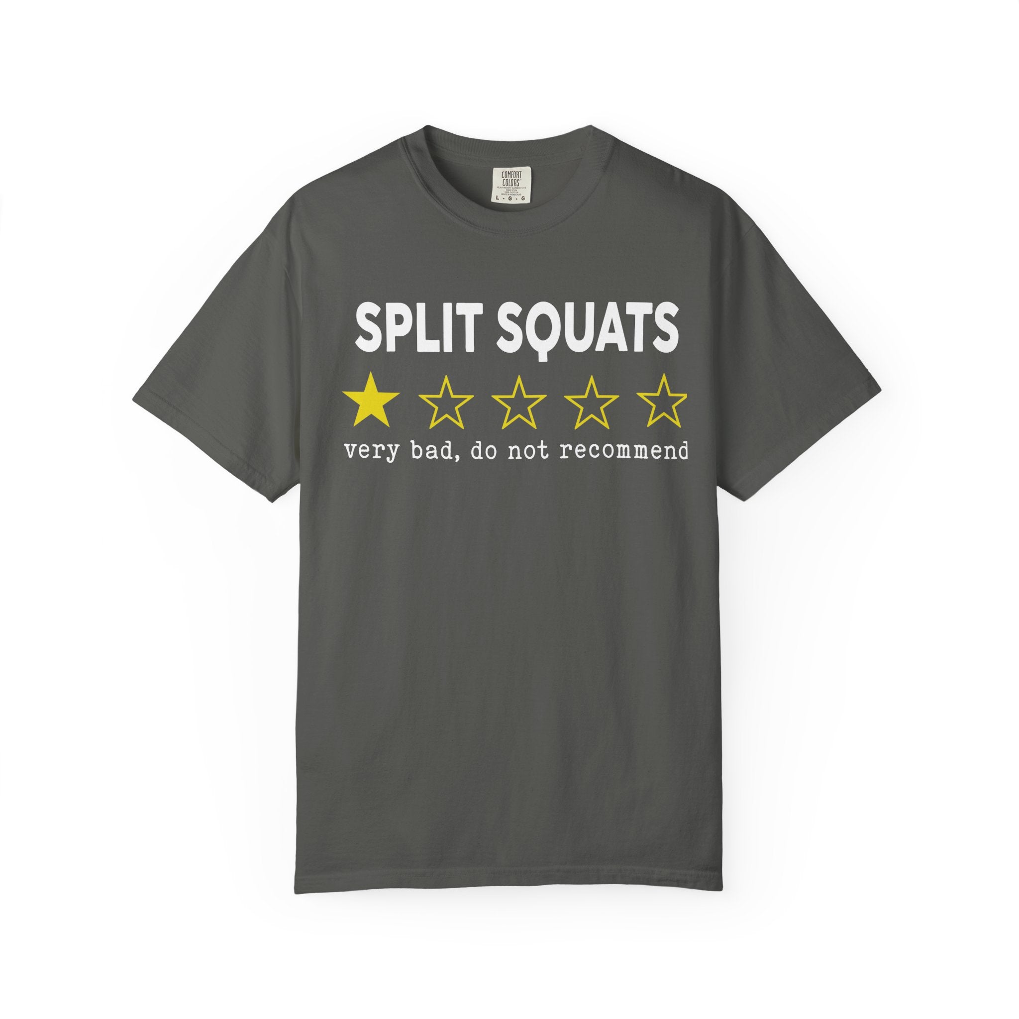 Split Squats Bad Review Cool Gym Tee And Pump Cover-T-Shirt-Gym Classics