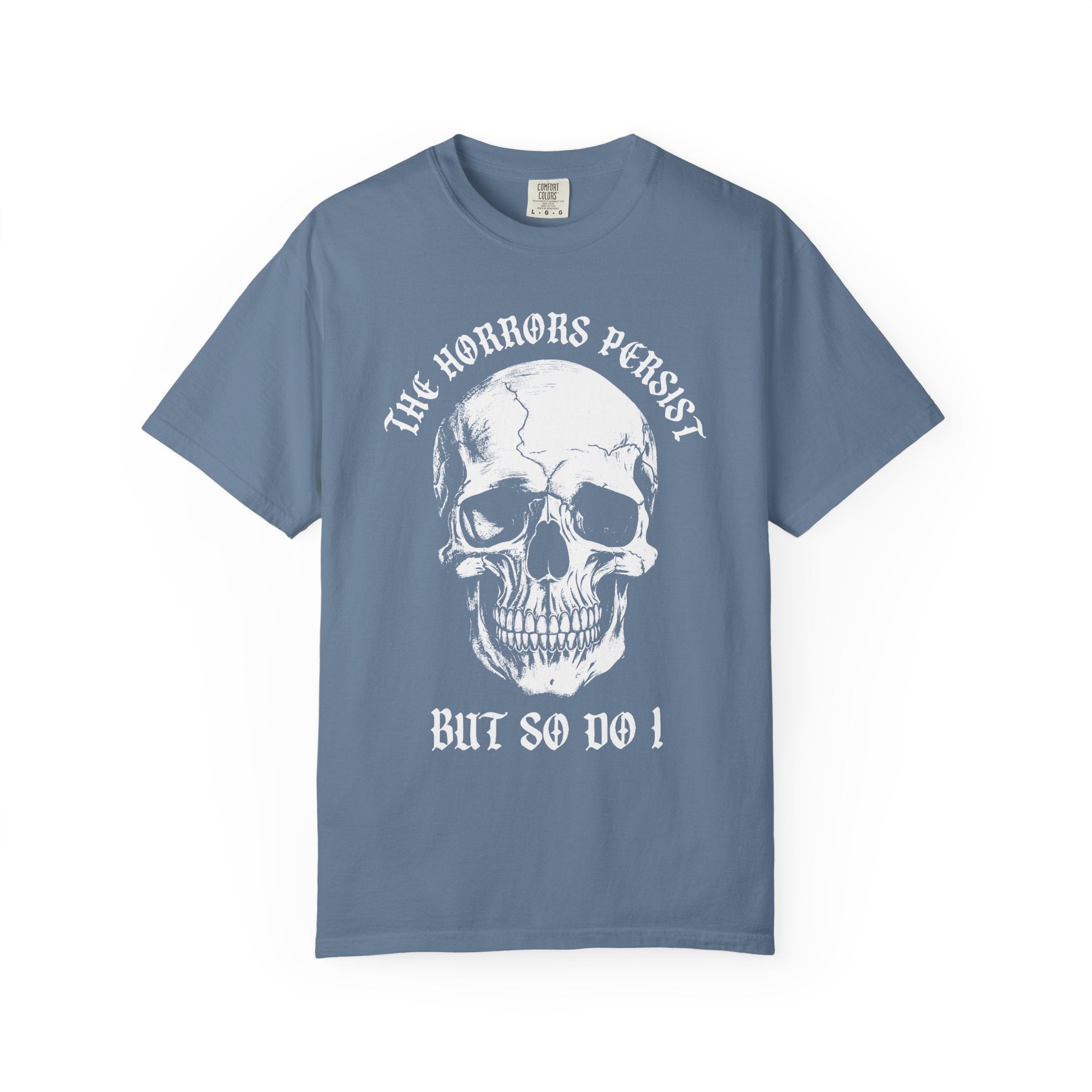 Motivation Skull Gym Tee, Strength and Determination-T-Shirt-Gym Classics