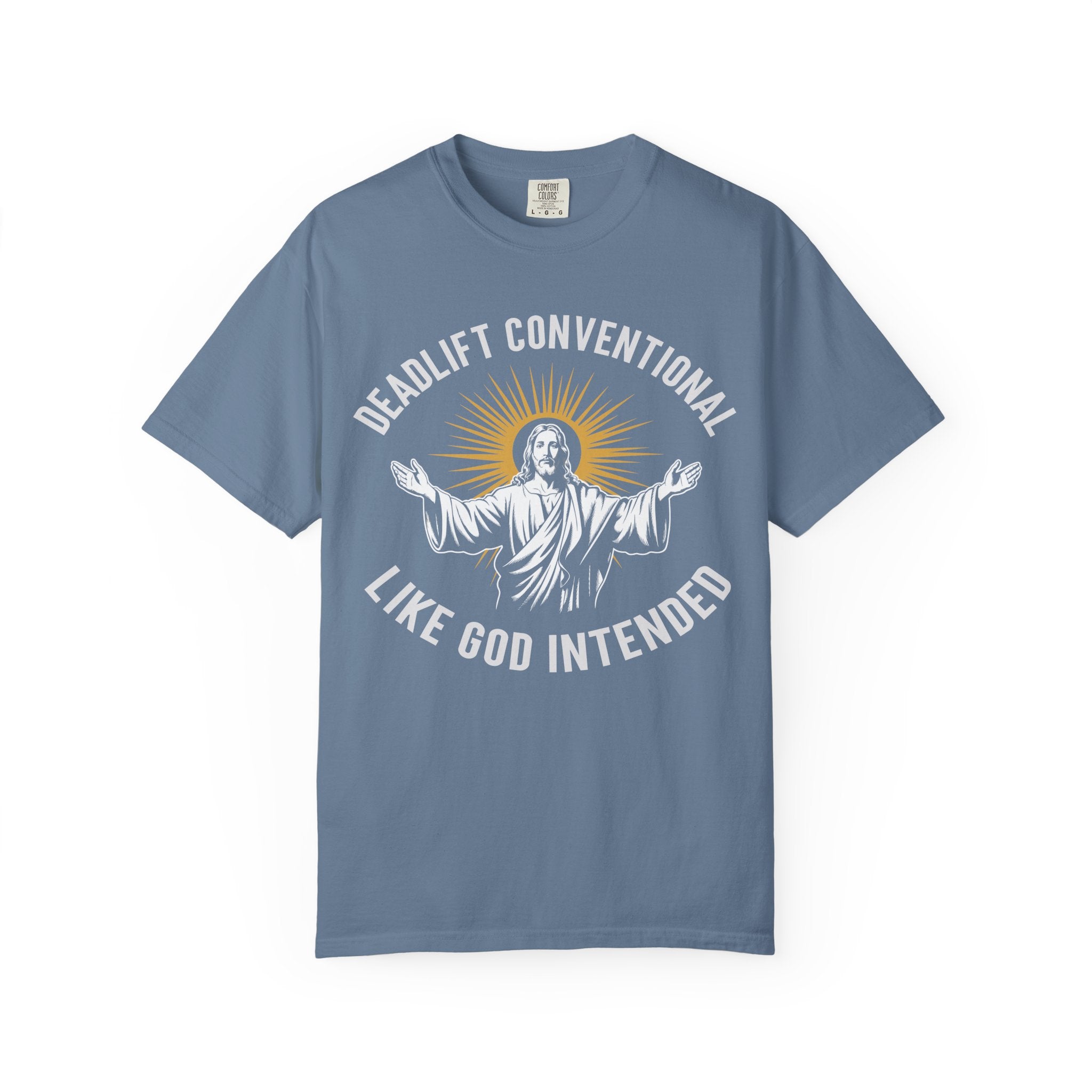 Jesus Funny Conventional Deadlift Gym Tee or Pump Cover-T-Shirt-Gym Classics