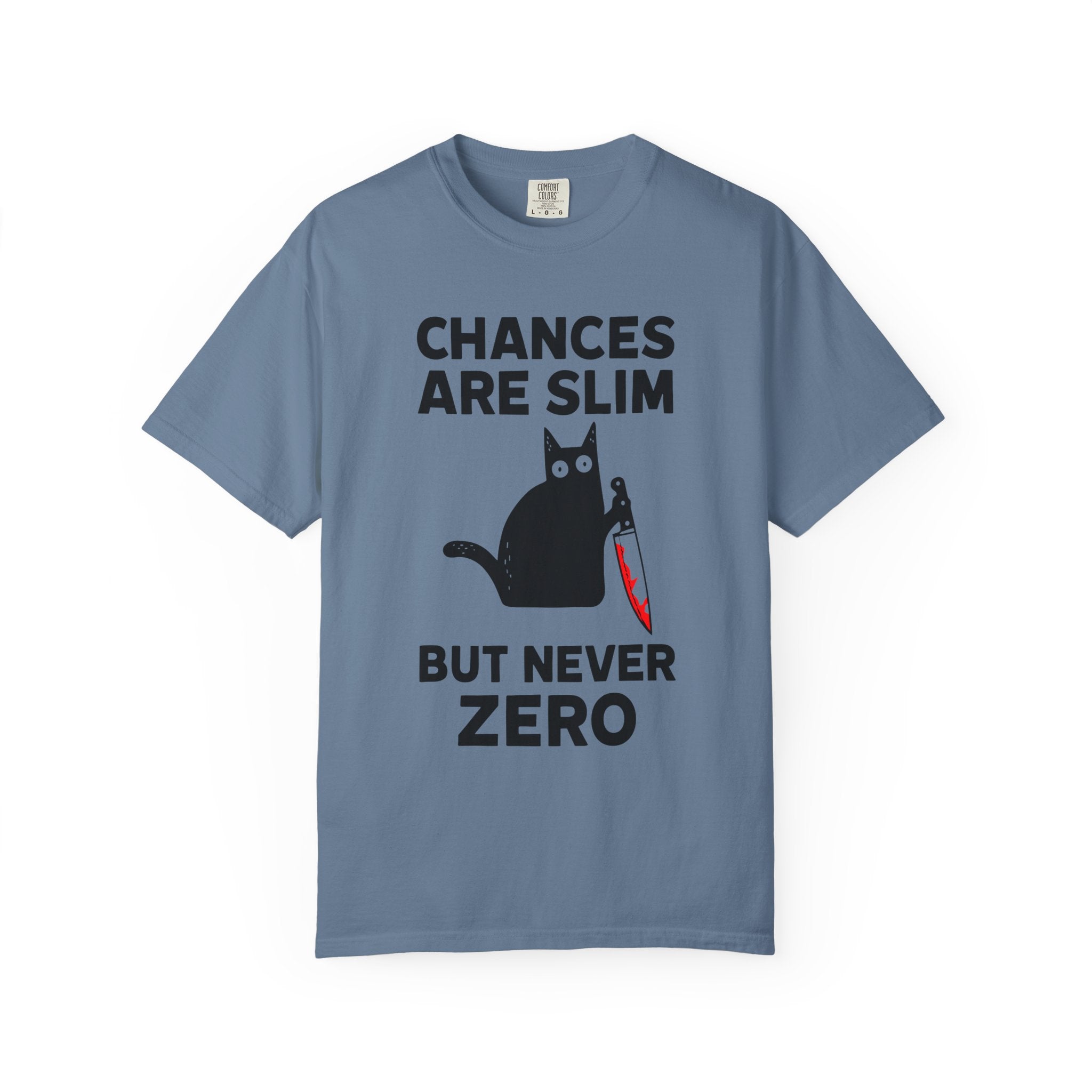 Murder Cat Gym Tee or Pump Cover, Chances Are Slim, But...-T-Shirt-Gym Classics