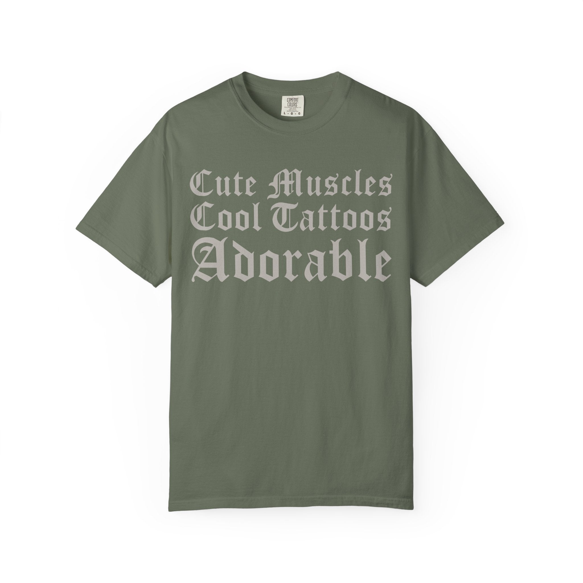 Confident Gym Girl Shirt, Muscles & Tattoos Cute Workout Tee