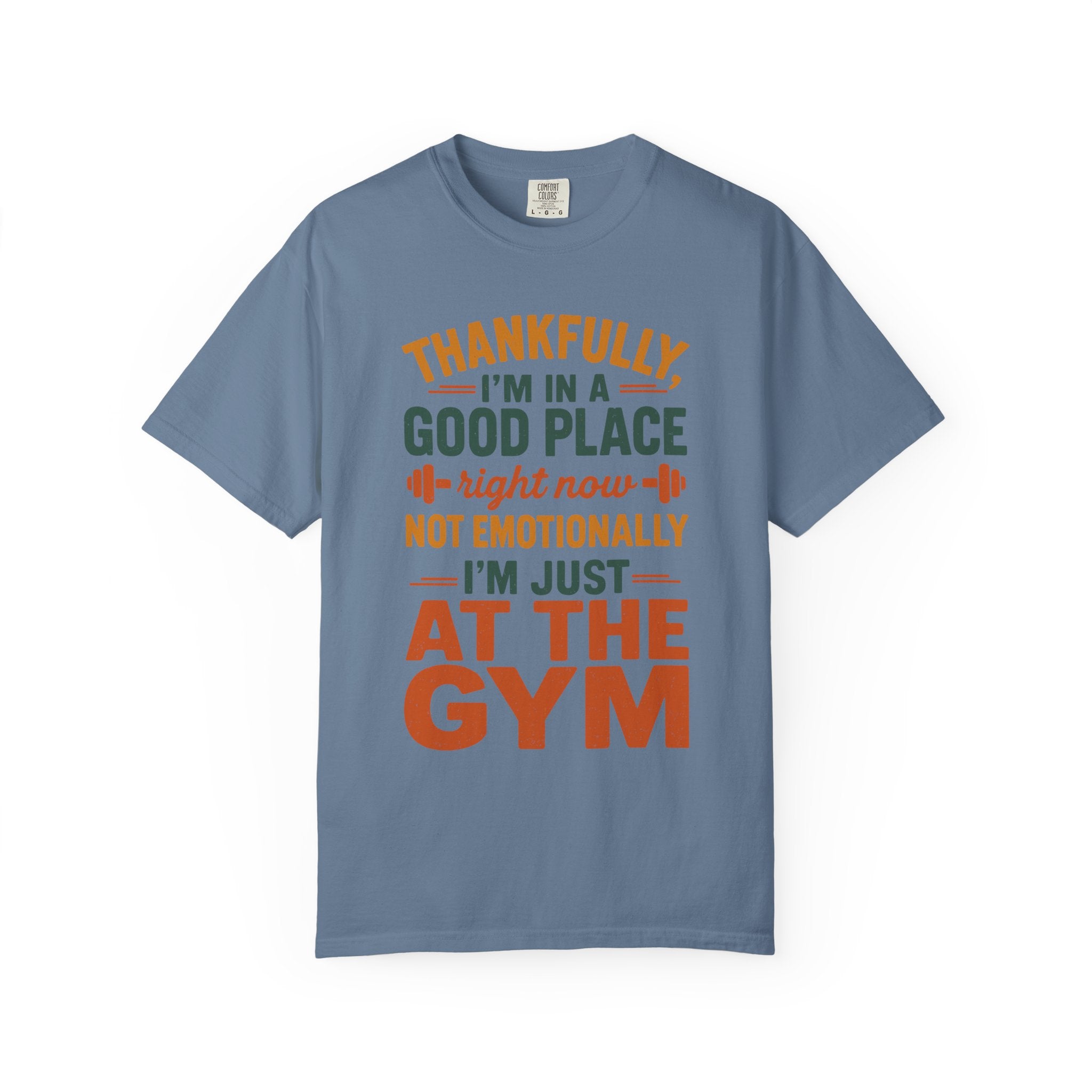 Lifting Is Therapy, Mental Health Garment-Dyed Gym Shirt-T-Shirt-Gym Classics