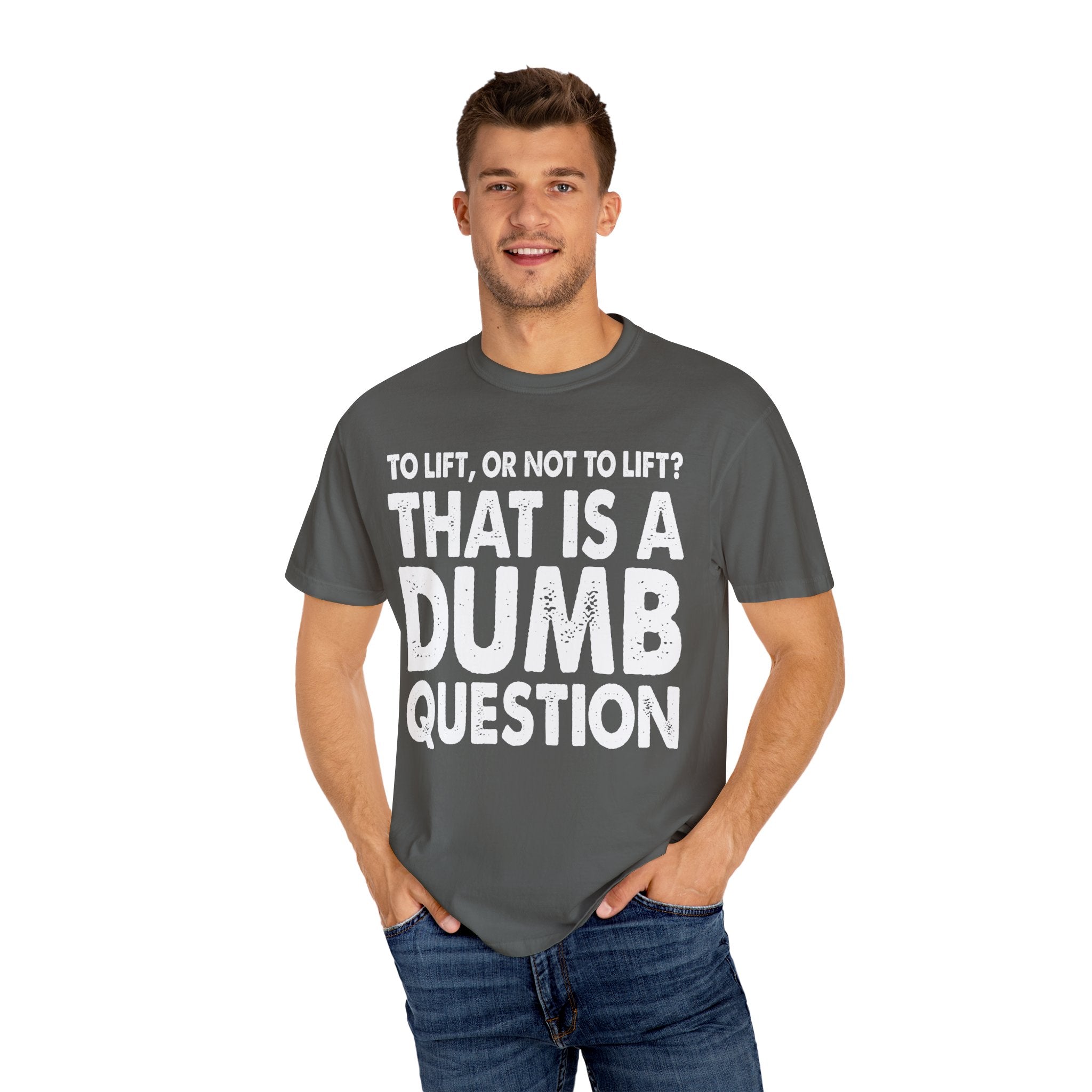 Funny Gym Shirt – Lift or Not to Lift, Unisex Workout Tee