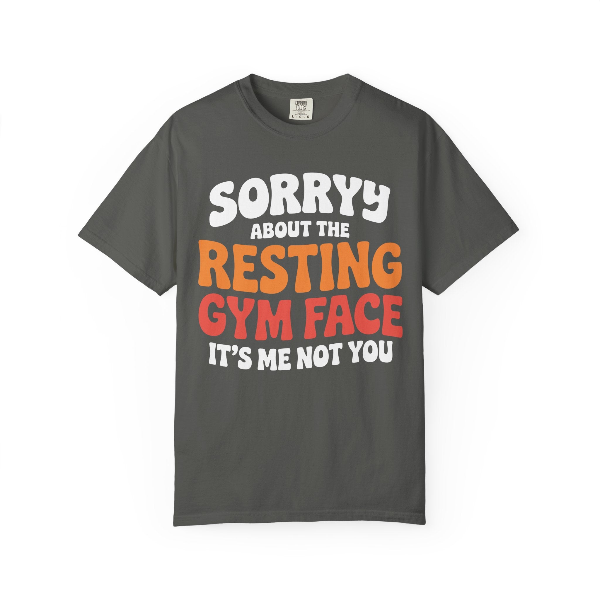 Funny Resting Gym Face T-Shirt, Weightlifting Workout Tee-T-Shirt-Gym Classics