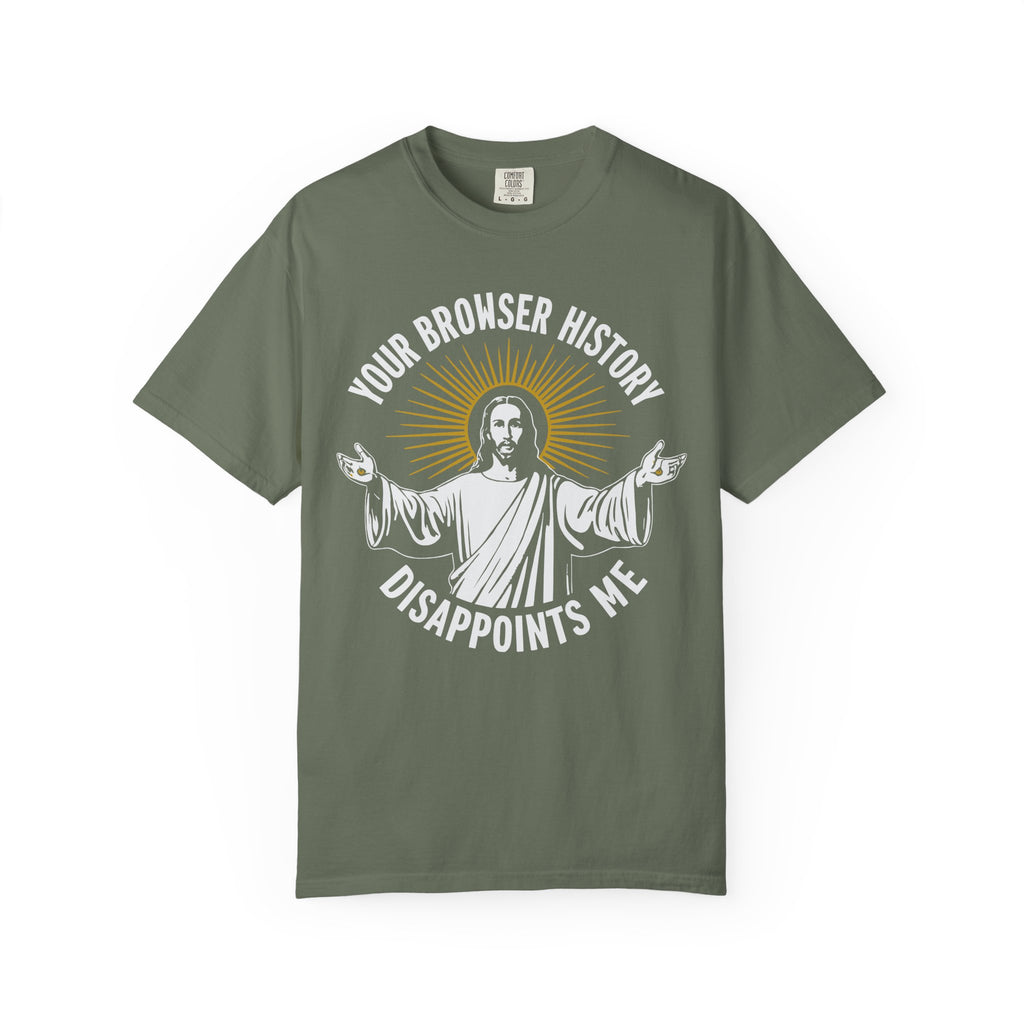 Jesus Browser History Disappointment Graphic Gym Tee or Pump Cover-T-Shirt-Gym Classics