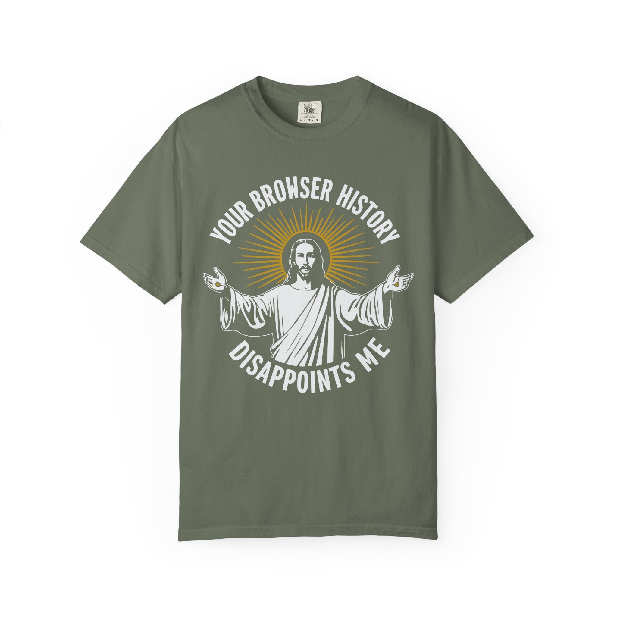Jesus Browser History Disappointment Graphic Gym Tee or Pump Cover-T-Shirt-Gym Classics