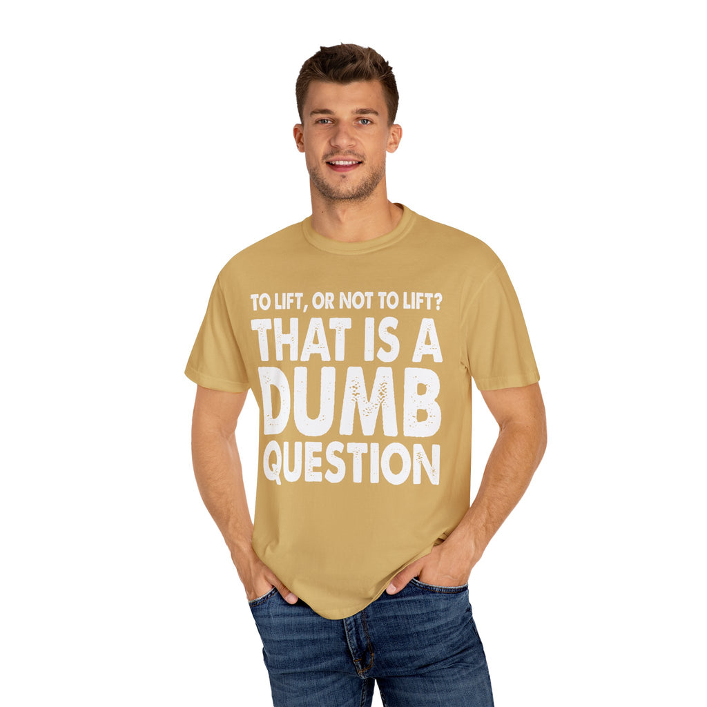 Funny Gym Shirt – Lift or Not to Lift, Unisex Workout Tee