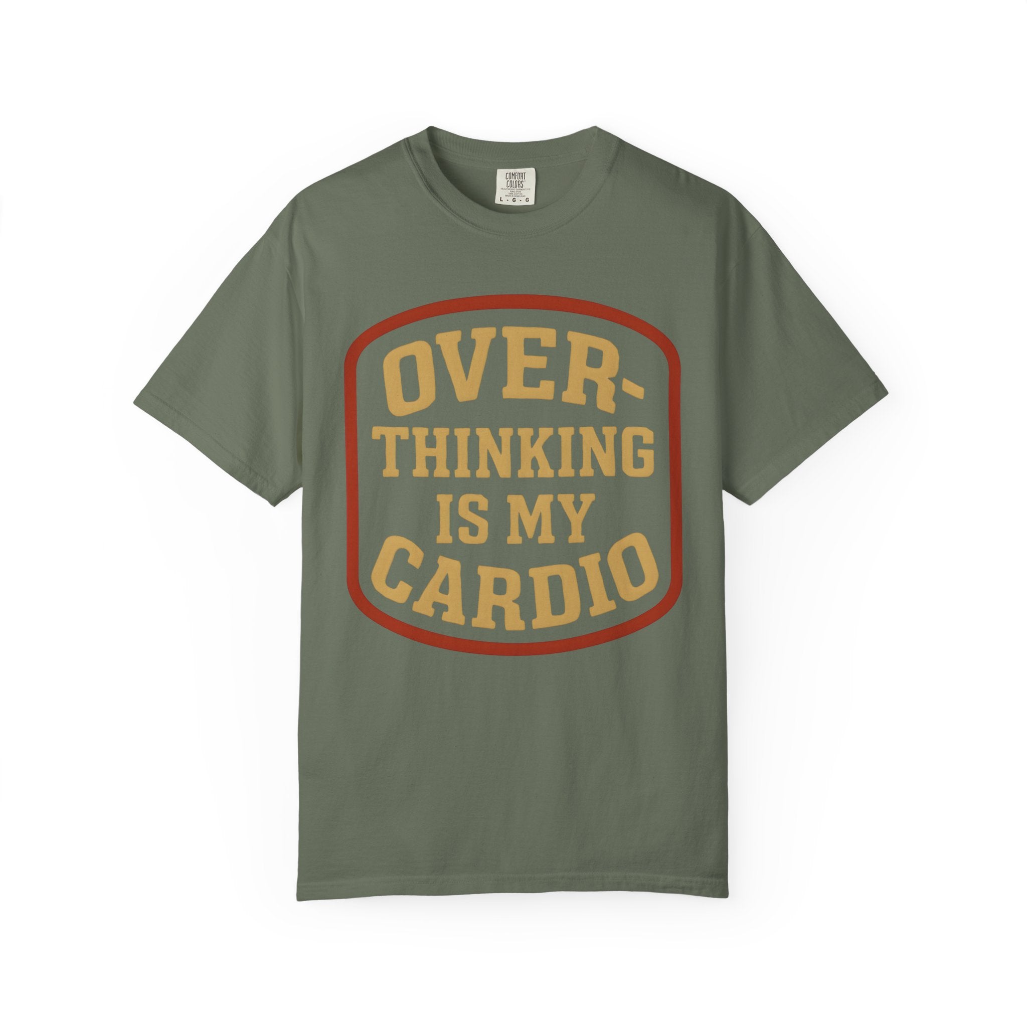 Overthinking Is My Cardio Shirt, Funny Mental Health Tee-T-Shirt-Gym Classics