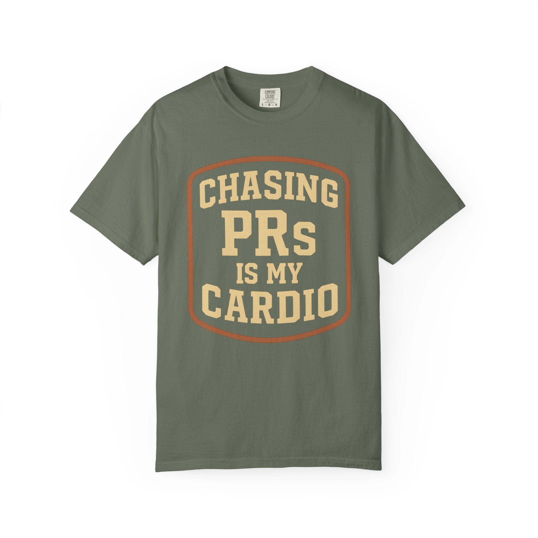 Chasing PRs is My Cardio Shirt, Powerlifter Workout Tee-T-Shirt-Gym Classics