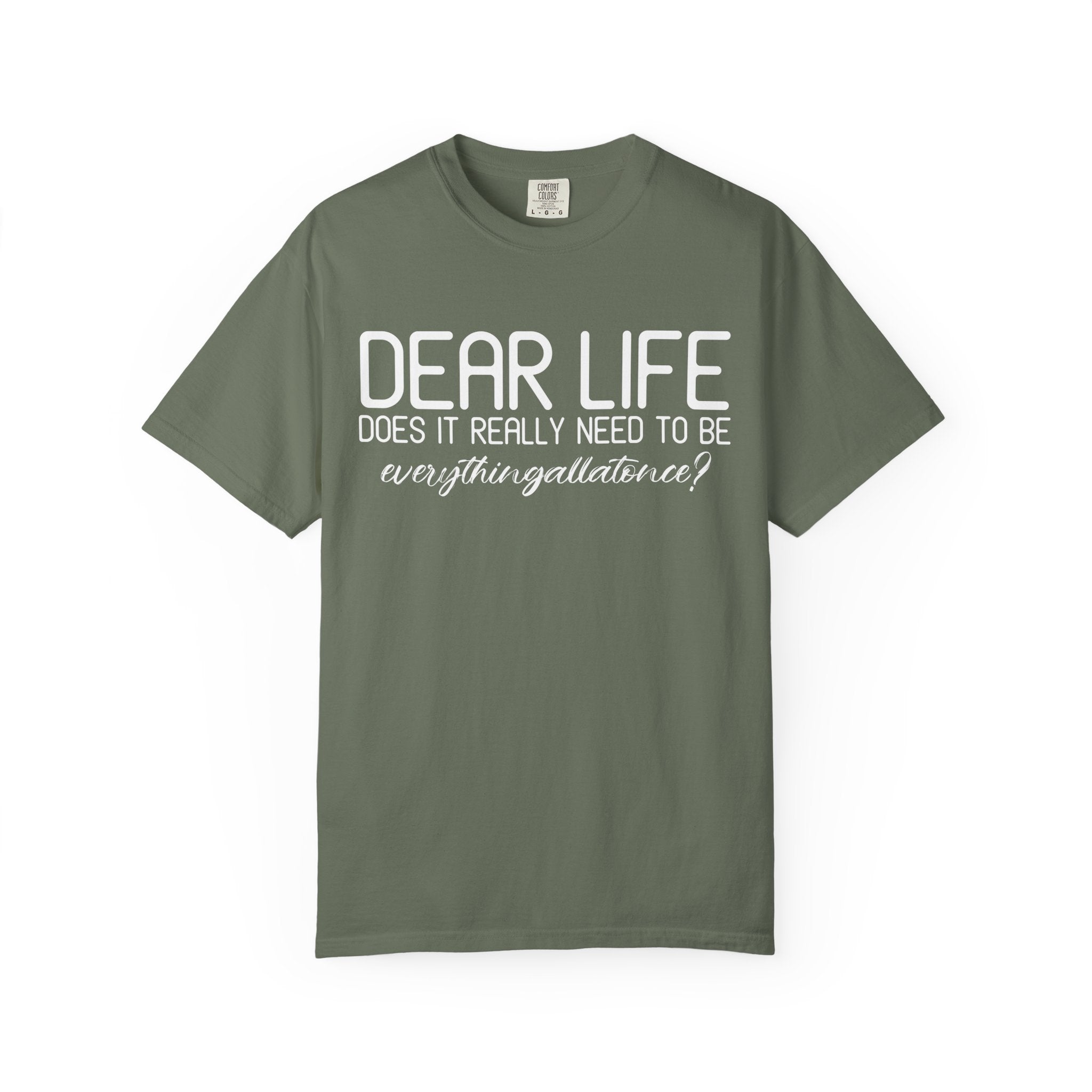Dear Life Why All At Once, Comfy Gym Shirt or Pump Cover-T-Shirt-Gym Classics