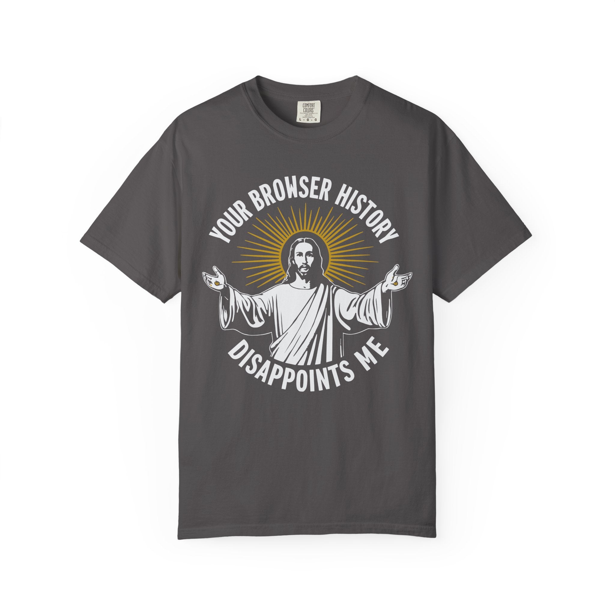 Jesus Browser History Disappointment Graphic Gym Tee or Pump Cover-T-Shirt-Gym Classics