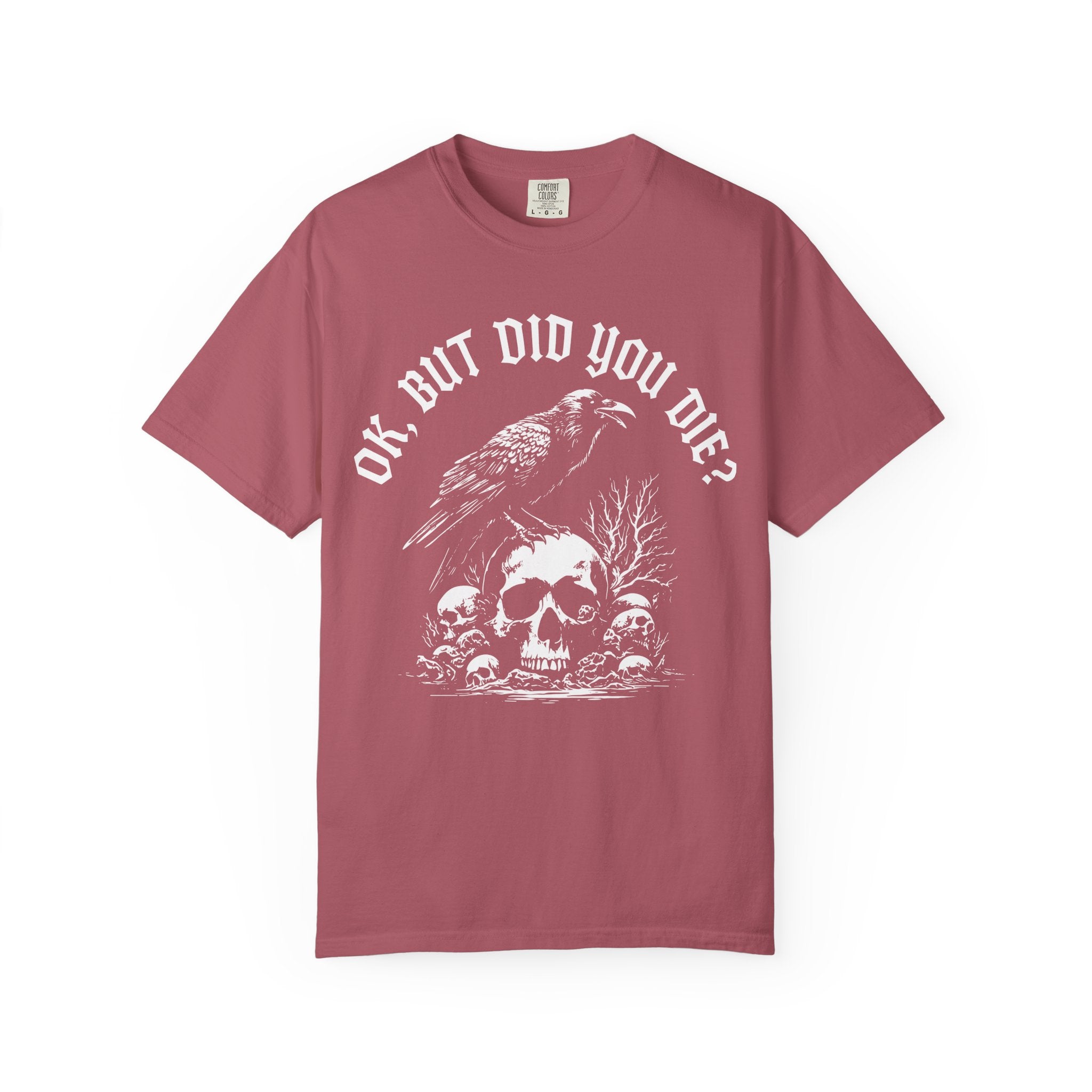 Skull & Crow Gothic-Style Gym Tee And Pump Cover-T-Shirt-Gym Classics
