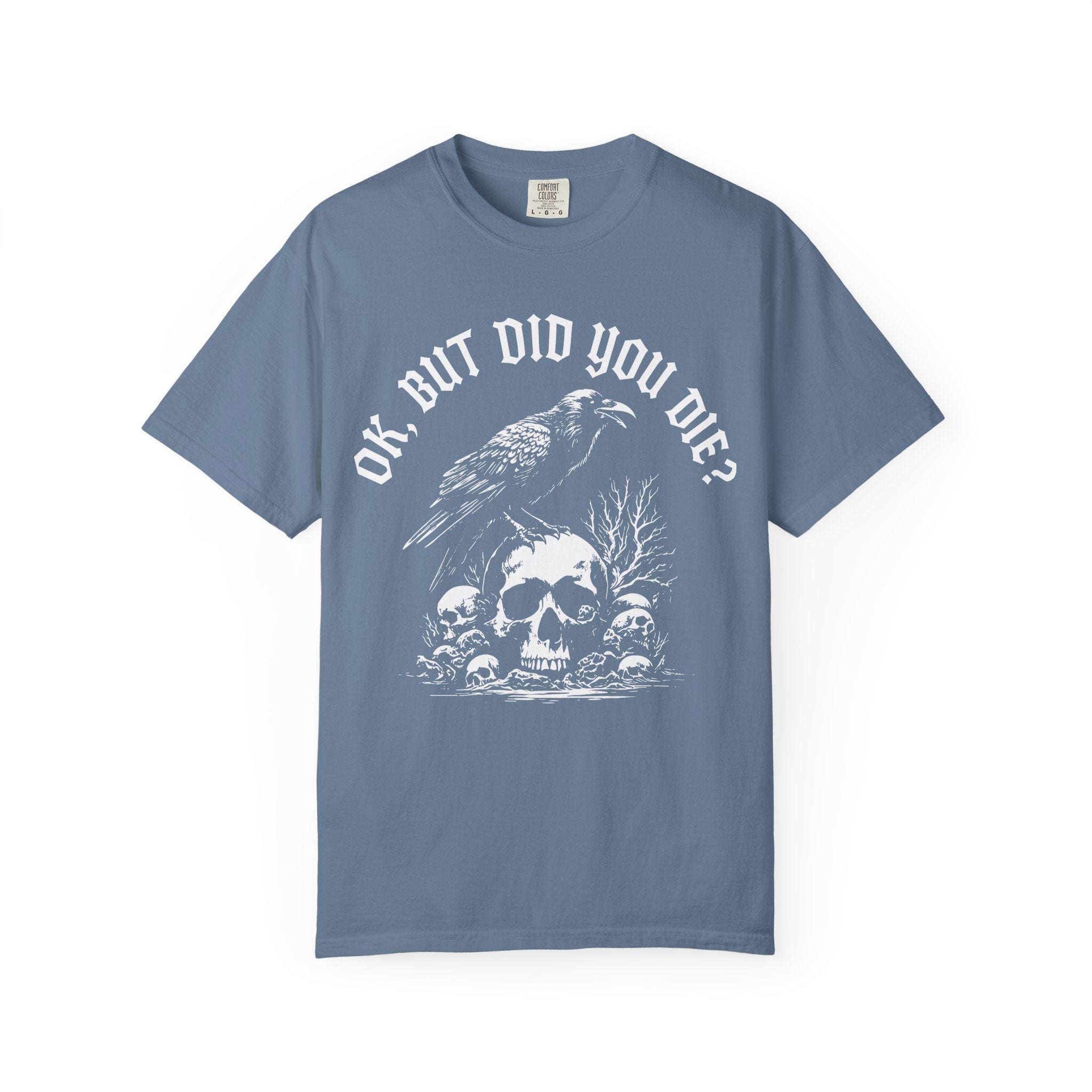 Skull & Crow Gothic-Style Gym Tee And Pump Cover-T-Shirt-Gym Classics