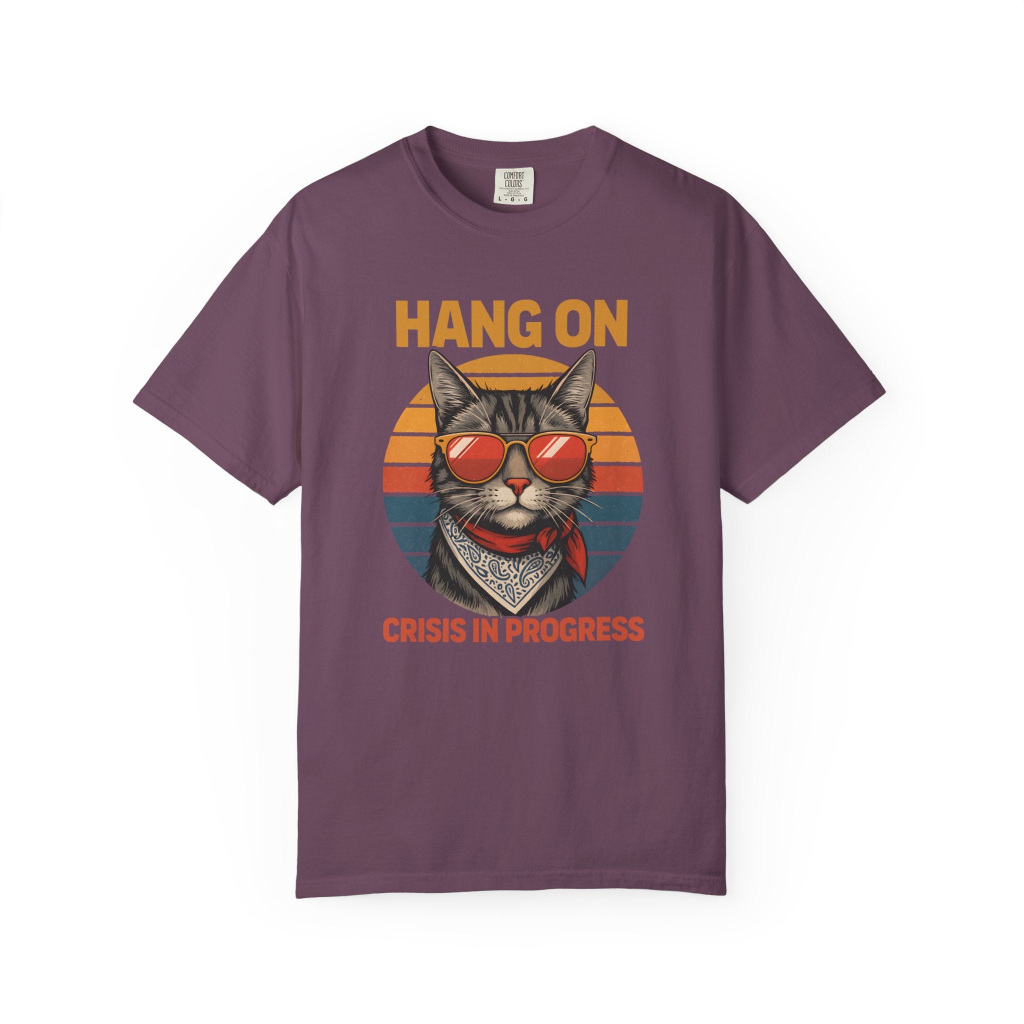 Vintage Mental Health Crisis Cat Gym Shirt-T-Shirt-Gym Classics