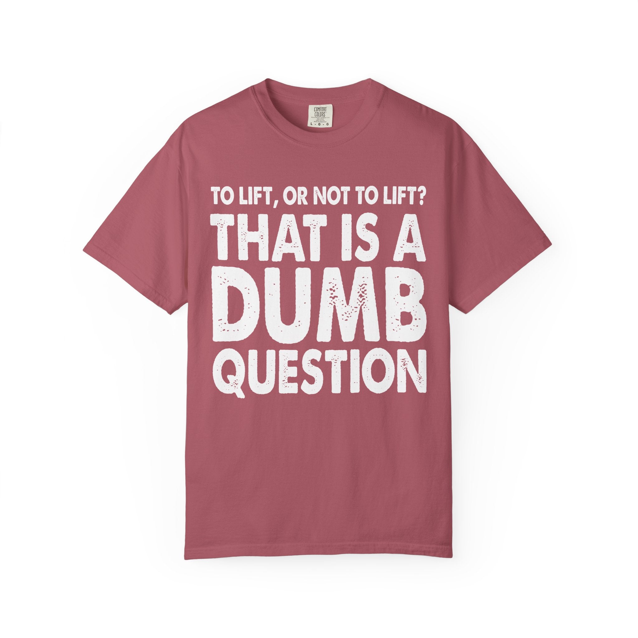 Funny Gym Shirt – Lift or Not to Lift, Unisex Workout Tee
