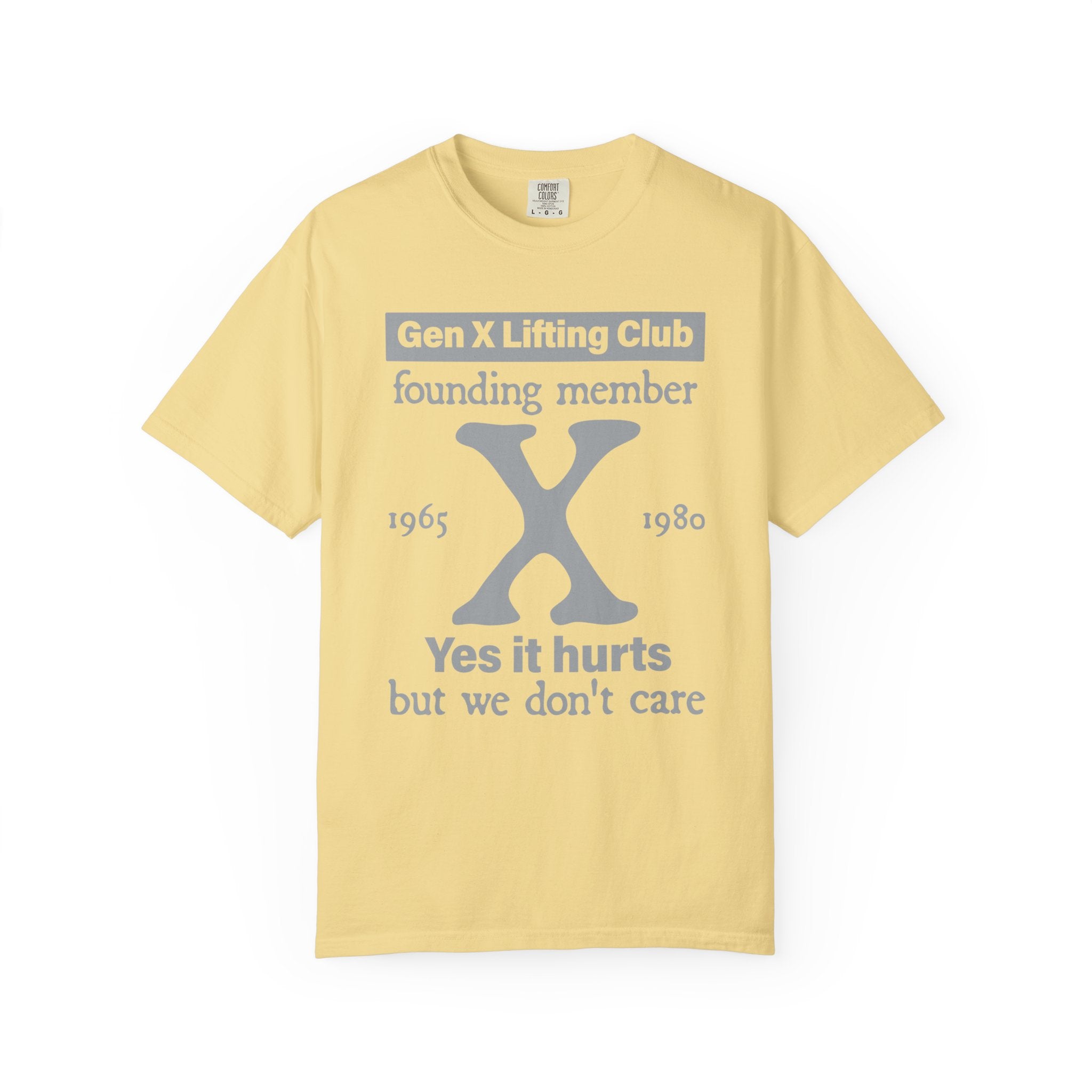 Gen X Lifting Club Shirt, Vintage Nostalgic Gym Tee