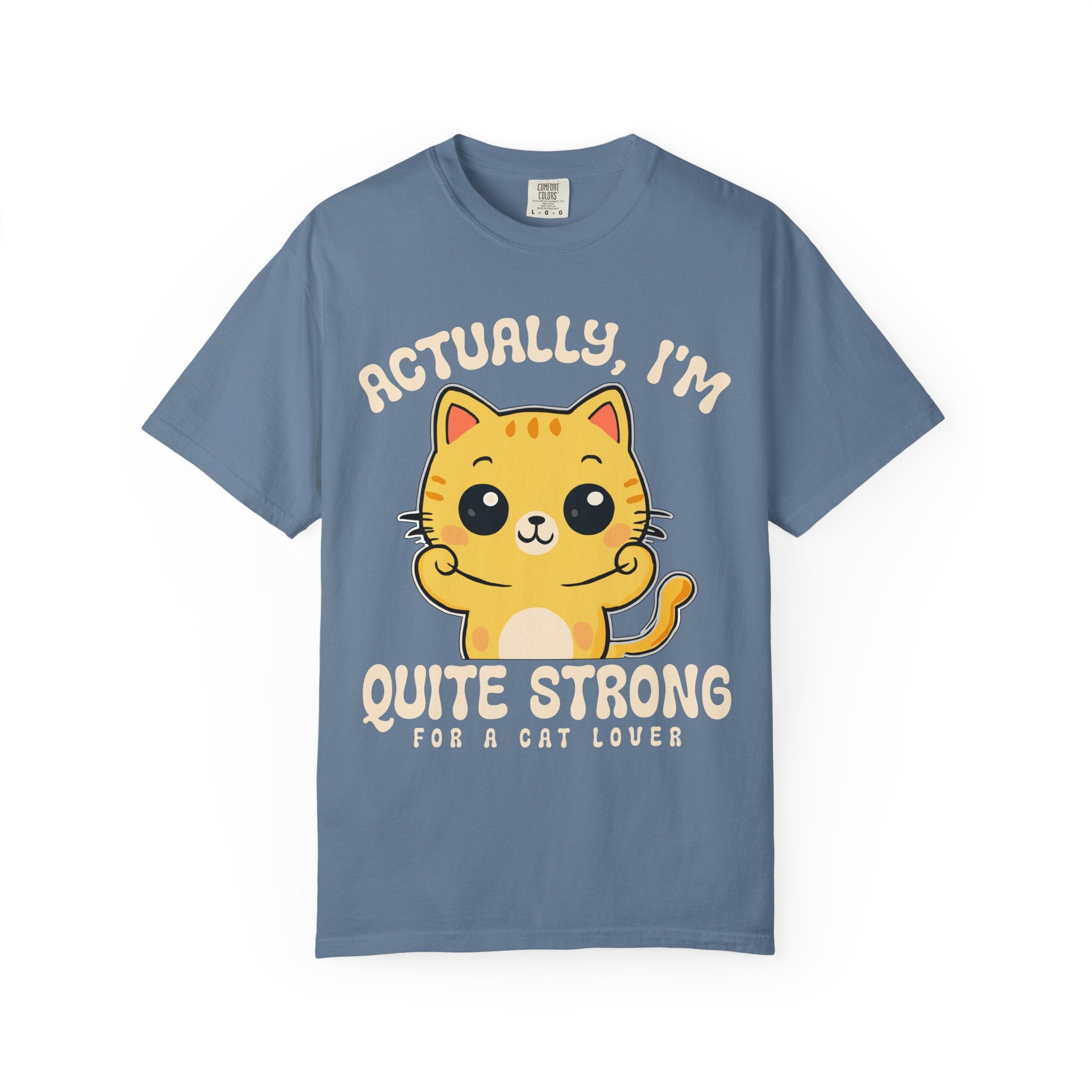 Strong Cat Lover Tee, Funny Gym Shirt for Cat Fans-T-Shirt-Gym Classics