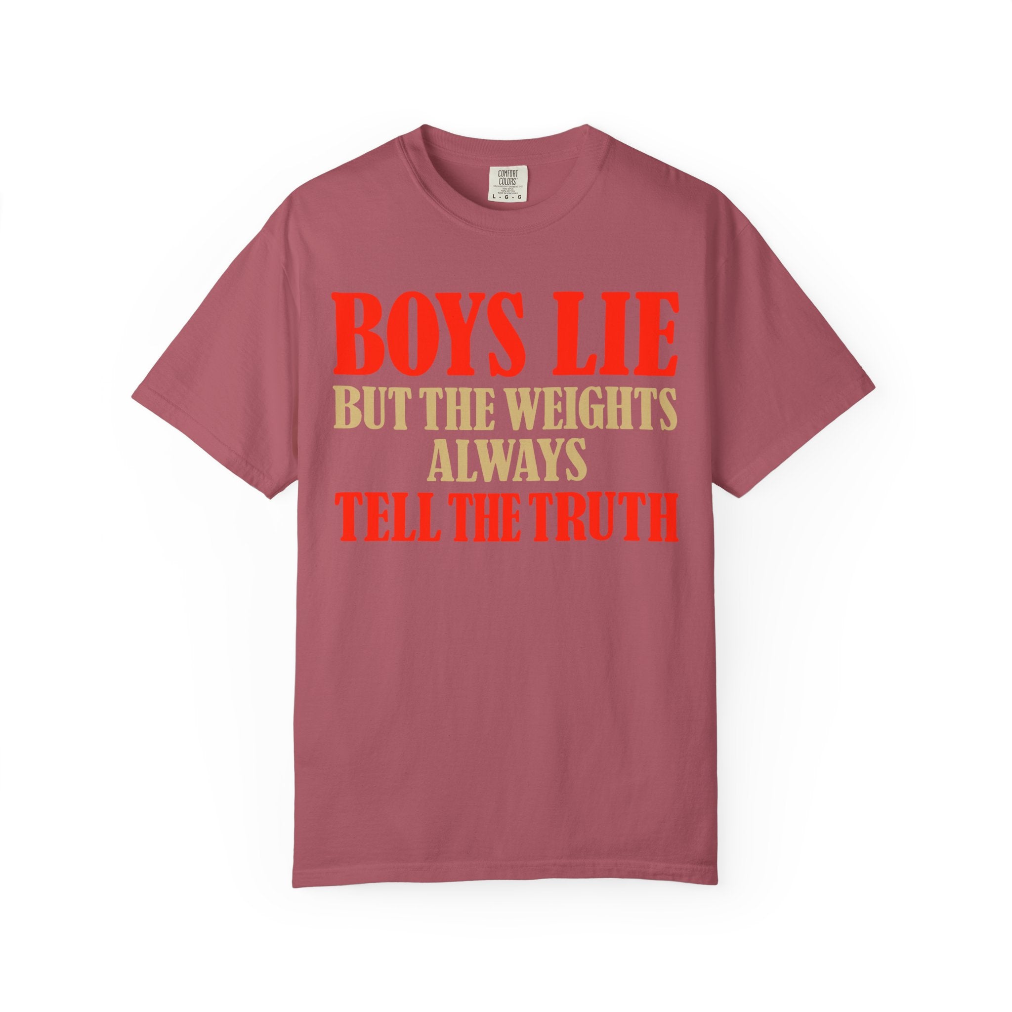 Boys Lie But The Weights Don't, Girl Power Gym Tee or Pump Cover-T-Shirt-Gym Classics