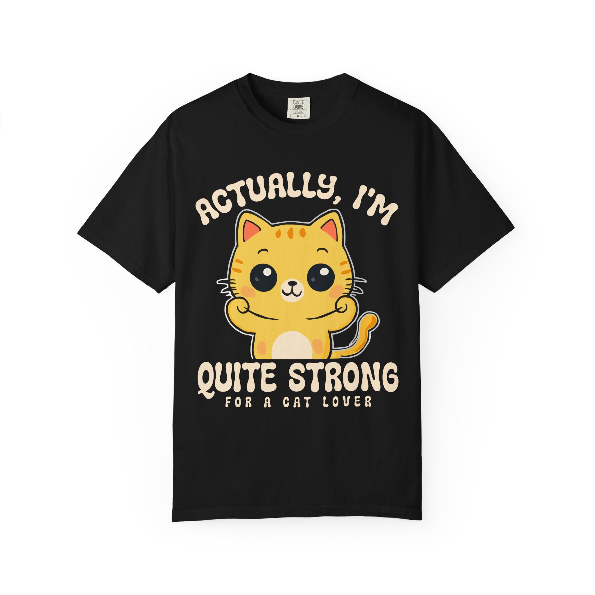 Strong Cat Lover Tee, Funny Gym Shirt for Cat Fans-T-Shirt-Gym Classics